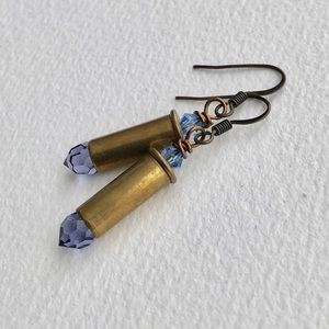 Swarovski Crystal Custom Bullet Earrings